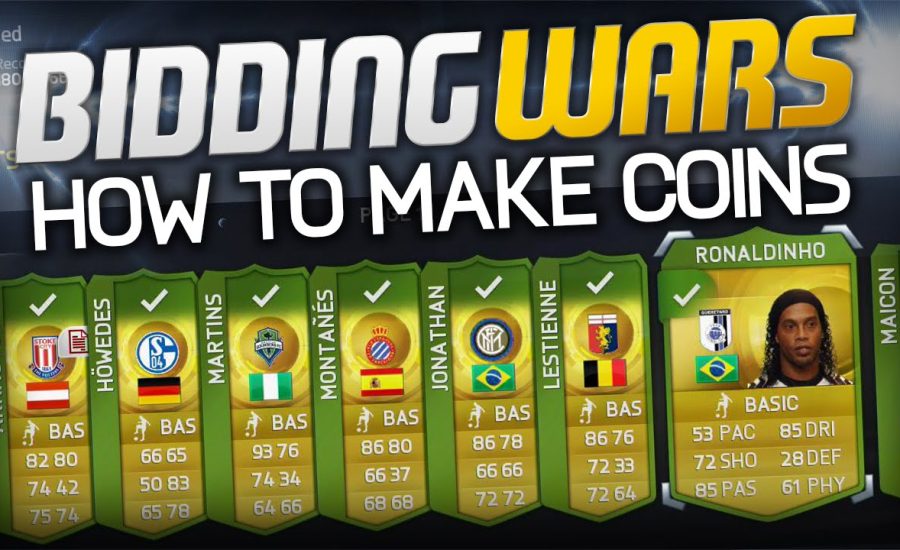 FIFA 15 Ultimate Team Trading | How To Win Bidding Wars! (how to make coins)