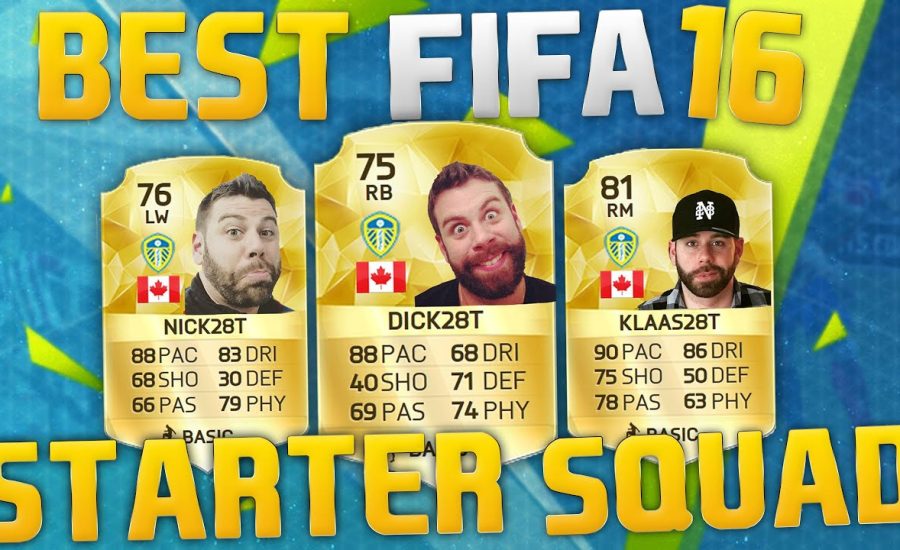 FIFA 16 - BEST STARTER SQUAD FOR FUT16!!! CHEAP 5 star SKILLERS! ULTIMATE TEAM