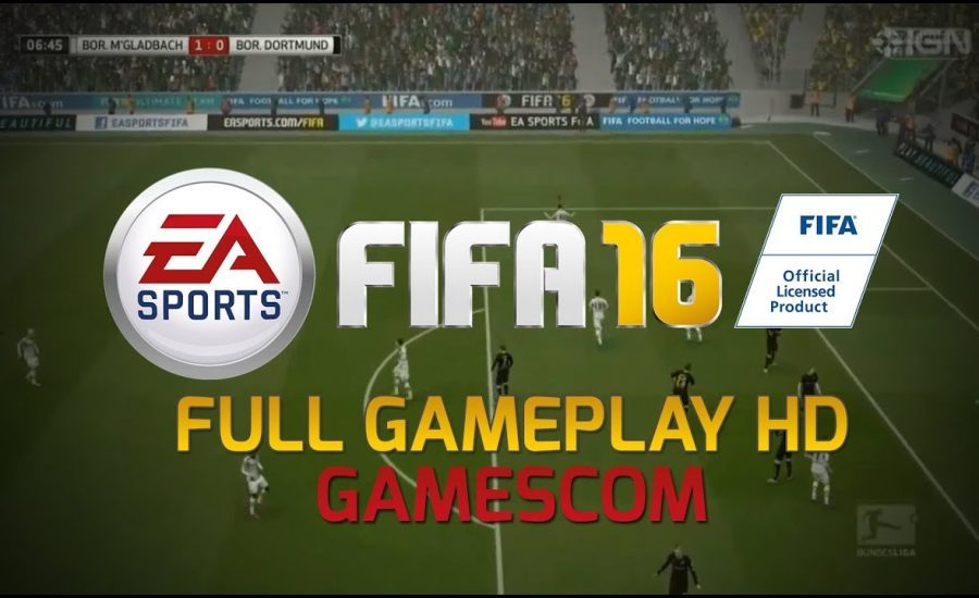 FIFA 16 GAMEPLAY  |  Xbox One / PS4 - Gamescom Twitch Stream