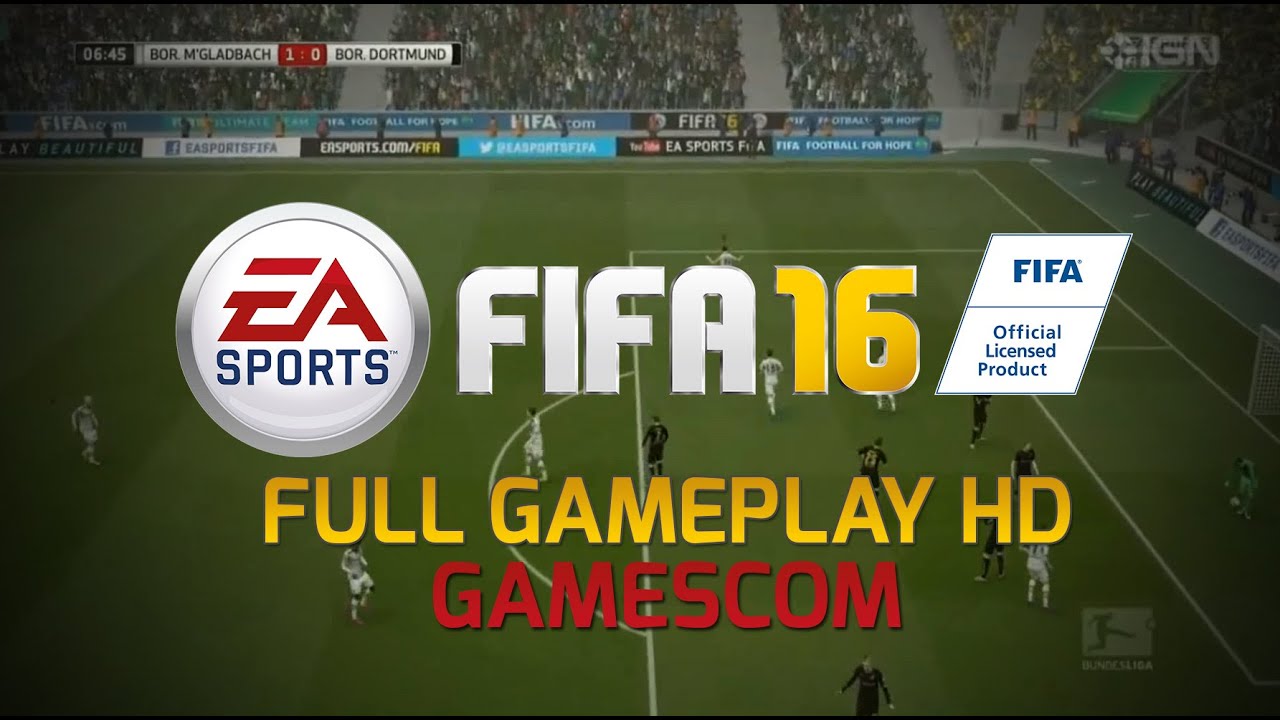 FIFA 16 GAMEPLAY  |  Xbox One / PS4 - Gamescom Twitch Stream