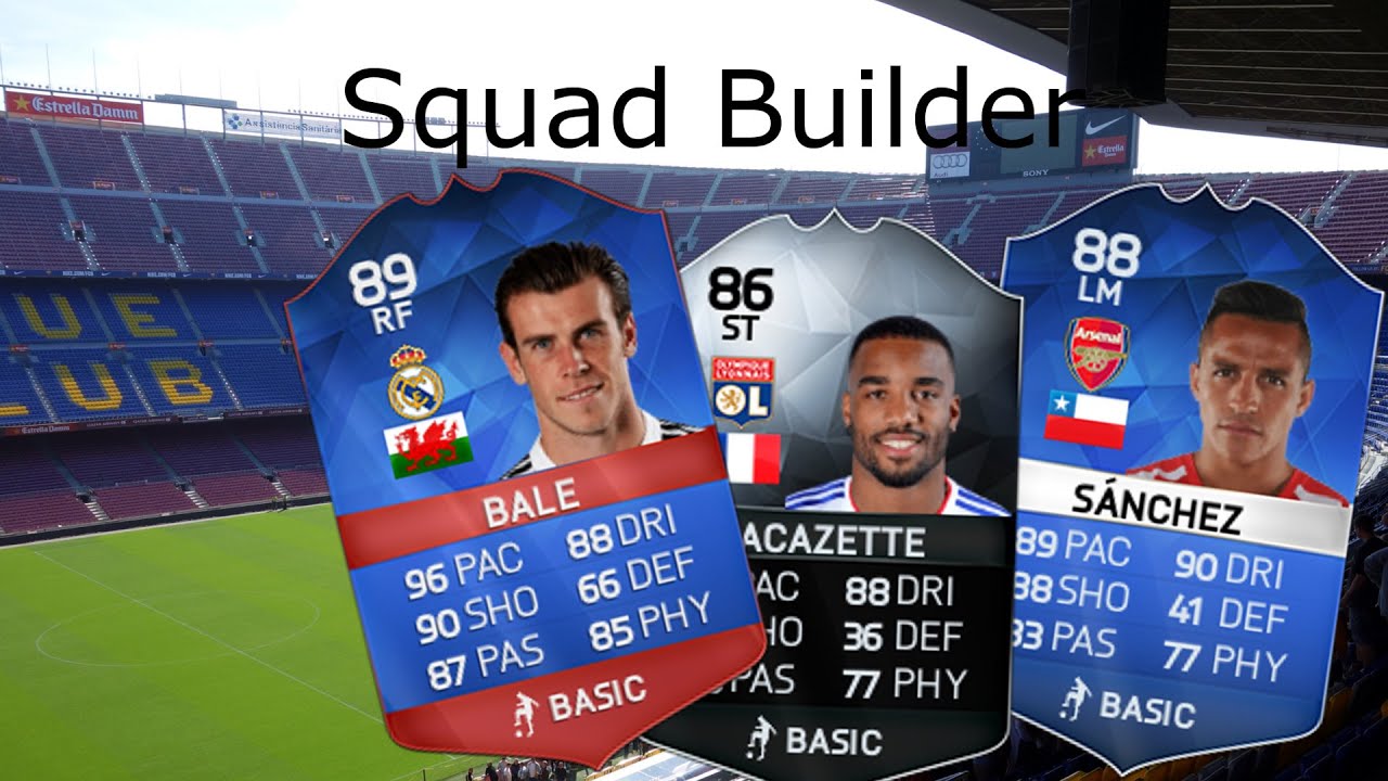 FIFA 16 OP, BEAST SQUAD BUILDER feat. BALE; LACAZETTE etc.