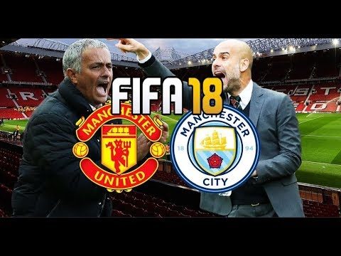 FIFA 18 Gameplay Manchester United vs Manchester City | Premier League | Pro-Difficulty | HD 60 FPS