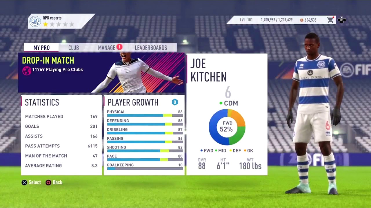 FIFA 18 Pro Clubs | Best CDM Build & Tips!