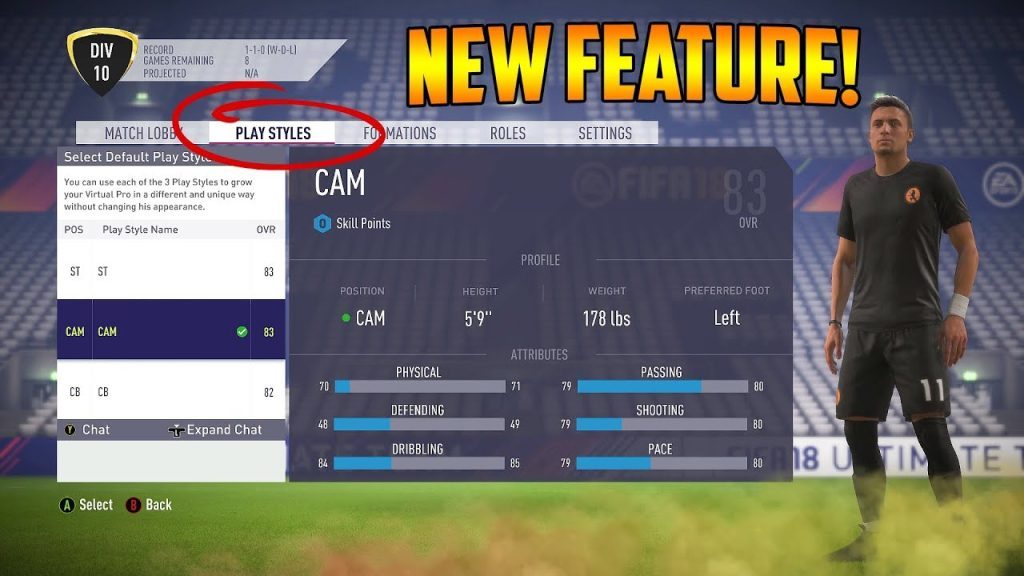 FIFA 18 | Pro Clubs Player Style - New Feature Explained