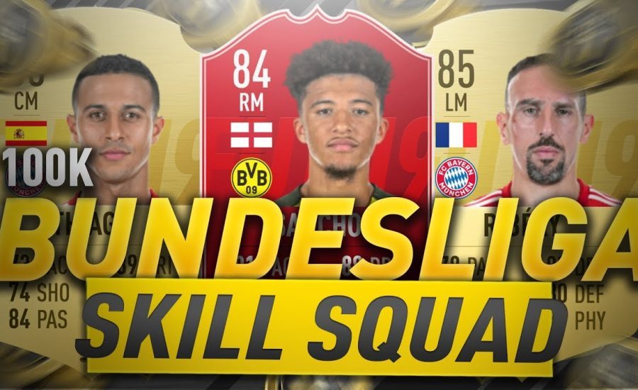 FIFA 19: 100K Bundesliga Skill Squad - FIFA 19 Ultimate Team Squad Builder