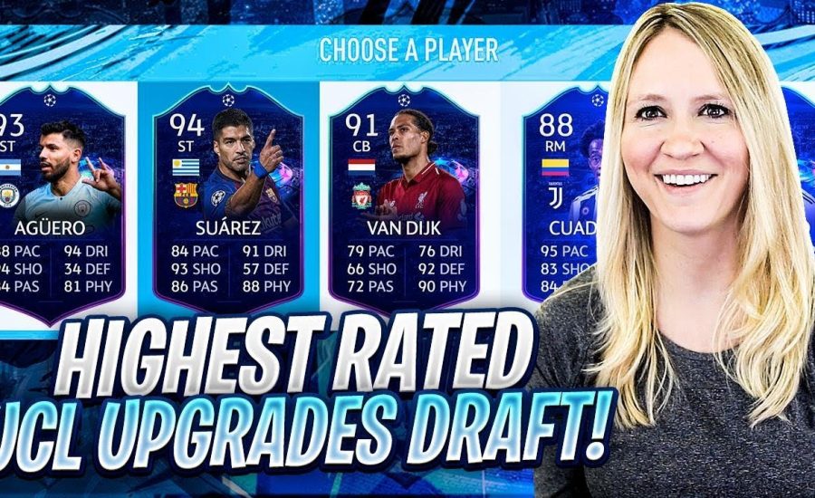 FIFA 19 194 HIGHEST RATED UCL UPGRADE FUT DRAFT CHALLENGE!! FIFA 19 Ultimate Team