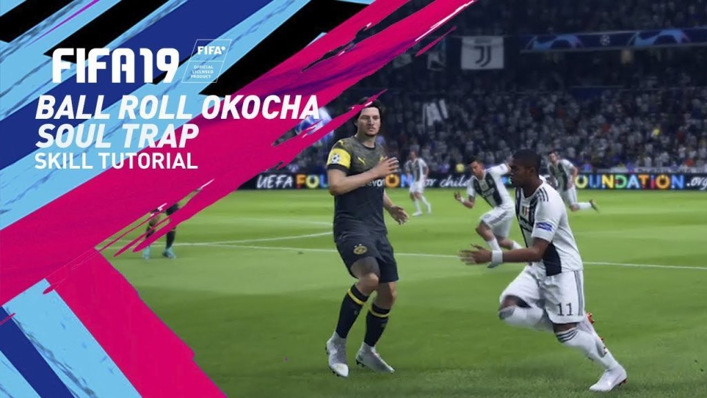 FIFA 19 Ball Roll Okocha Flick To Soul Trap Tutorial - FIFA 19 Skill Tutorial