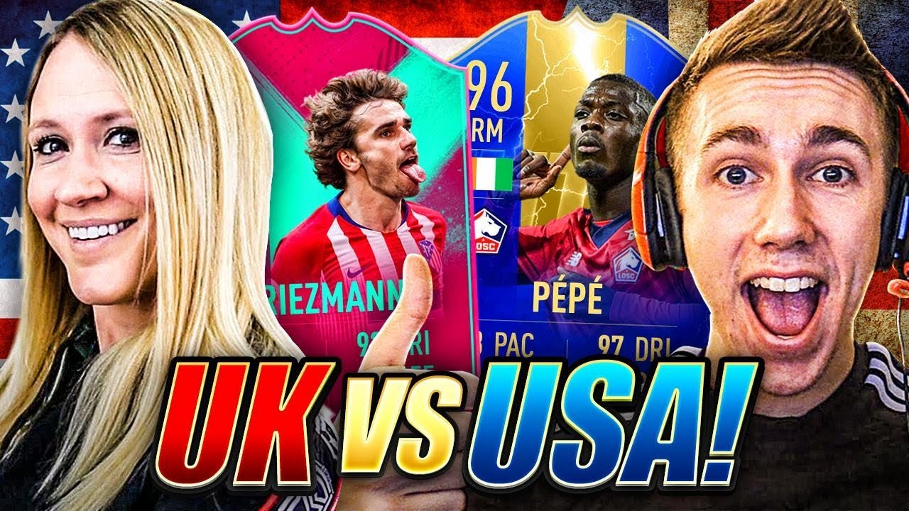 FIFA 19 UK vs USA PACK N PLAY W/ MINIMINTER!!