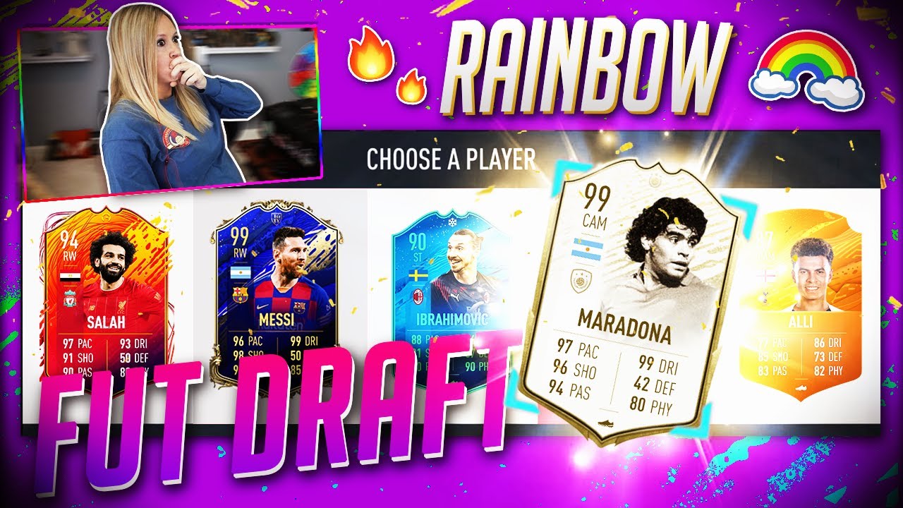 FIFA 20 ULTIMATE RAINBOW FUT DRAFT CHALLENGE!!