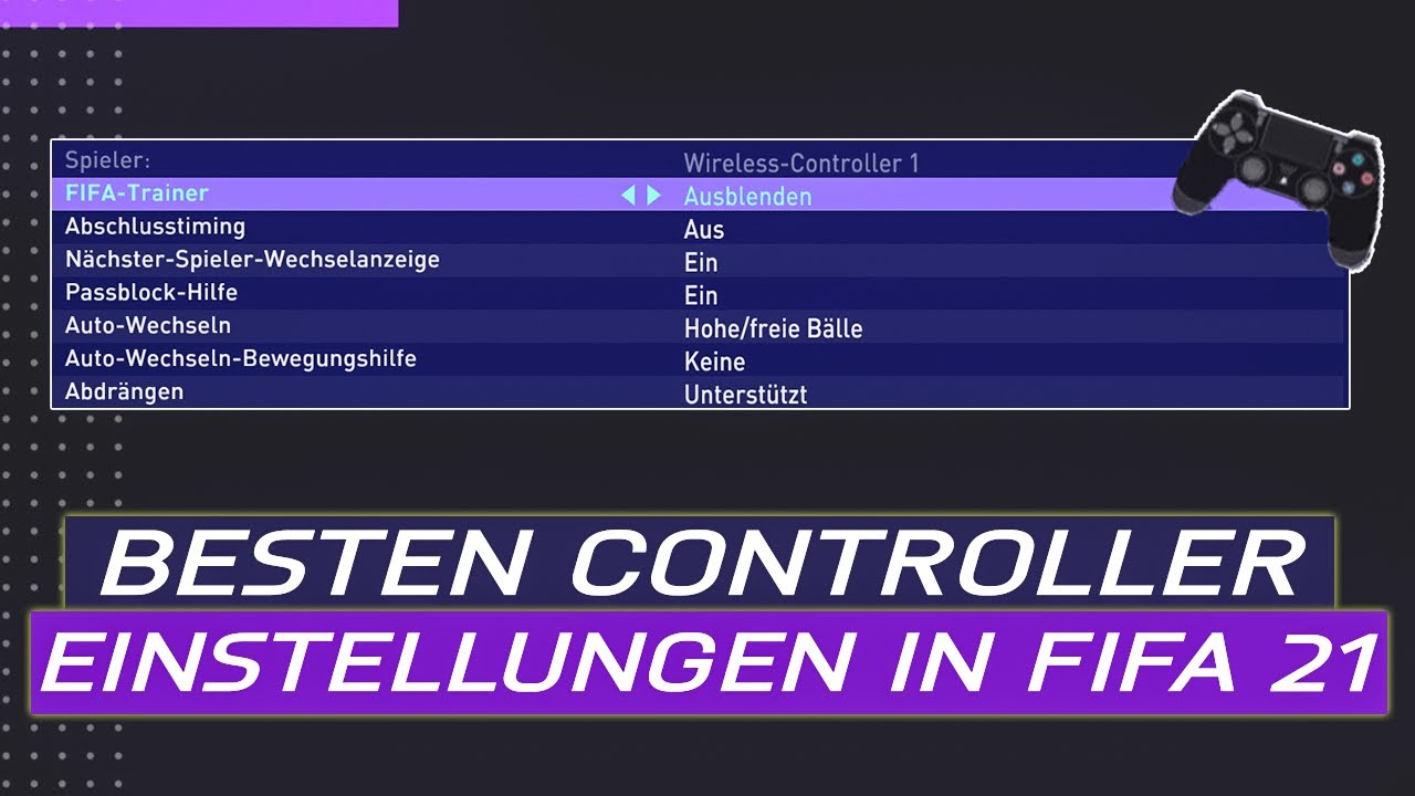 FIFA 21: Die BESTEN Controller-Einstellungen in 2021!