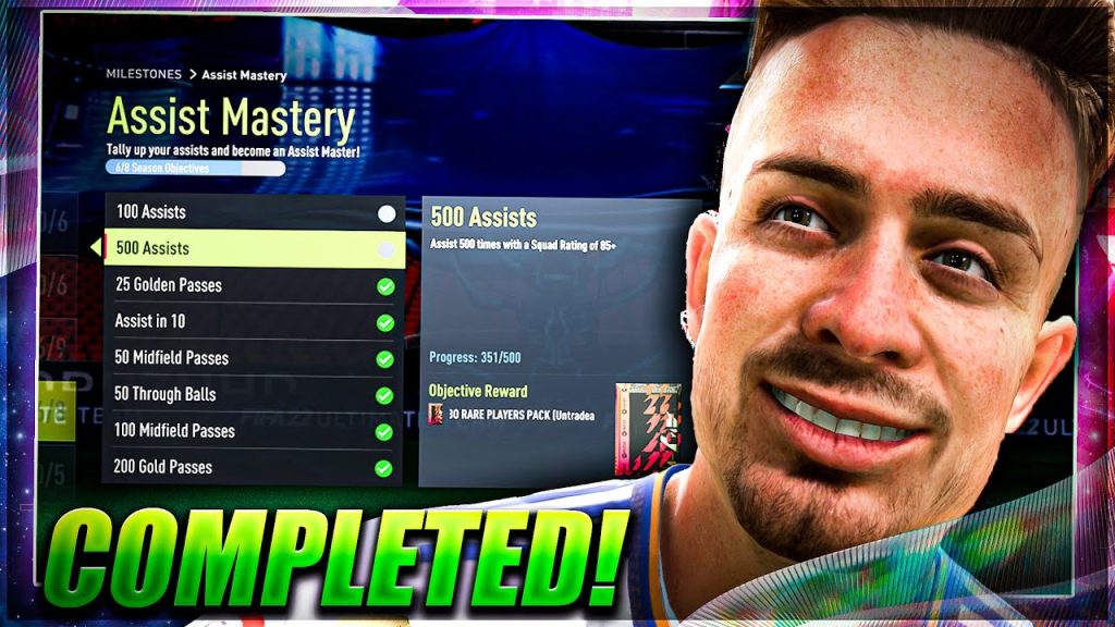 FIFA 22| 500 ASSISTS OBJECTIVE COMPLETED (EASIEST METHOD!)