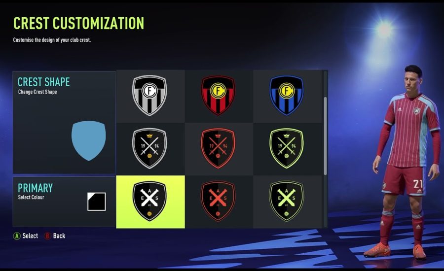 FIFA 22 | ALL LOGO/BADGE DESIGNS IN CREATE A CLUB CAREER MODE!!