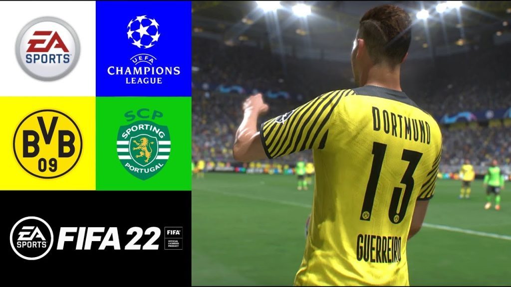 FIFA 22: Borussia Dortmund - Sporting Lissabon l Champions League l Deutsch [PS5 x FULL HD]