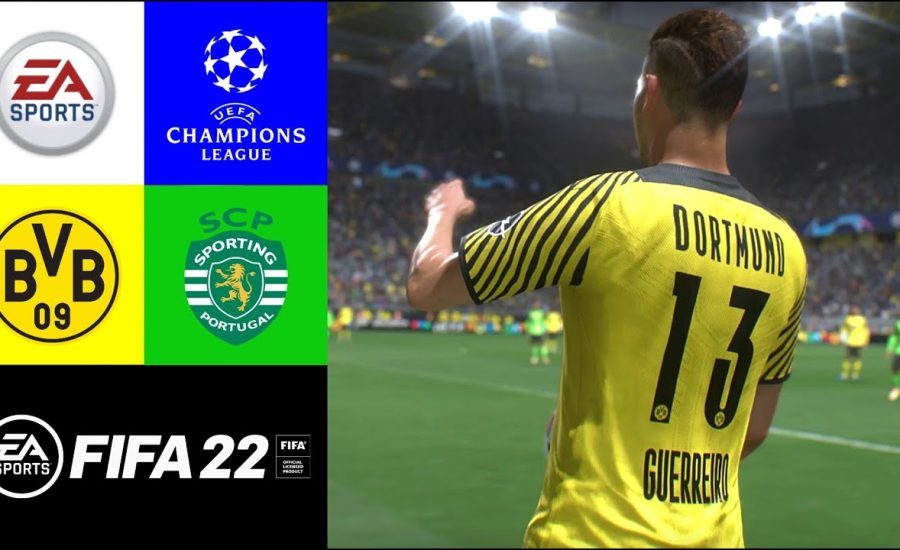FIFA 22: Borussia Dortmund - Sporting Lissabon l Champions League l Deutsch [PS5 x FULL HD]
