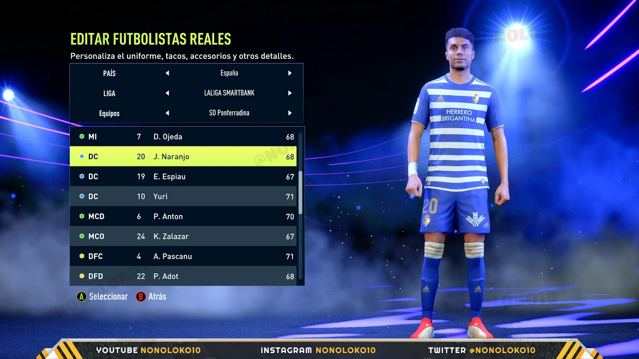 FIFA 22 | Faces & Player Ratings LaLiga SmartBank