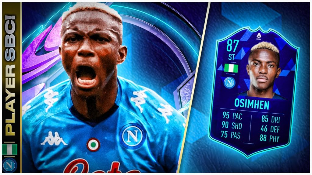FIFA 22| NEW INSANE 87 RATED SERIE A PLAYER OF THE MONTH VICTOR OSIMHEN PLAYER SBC!