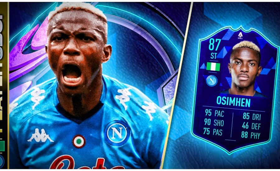 FIFA 22| NEW INSANE 87 RATED SERIE A PLAYER OF THE MONTH VICTOR OSIMHEN PLAYER SBC!