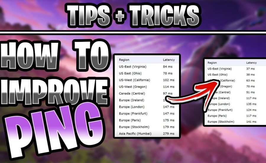 FORTNITE How To Get Better/Lower Ping On PC/Xbox/PS4! (Tips & Tricks To Reduce Lag))