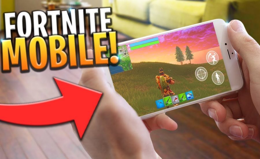 FORTNITE MOBILE GAMEPLAY CONTROLS IN DEPTH LOOK! iOS / ANDROID - Fortnite: Battle Royale