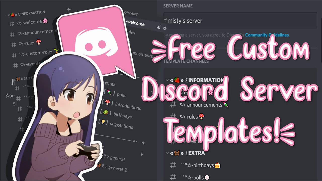 FREE Custom Discord Server Templates!