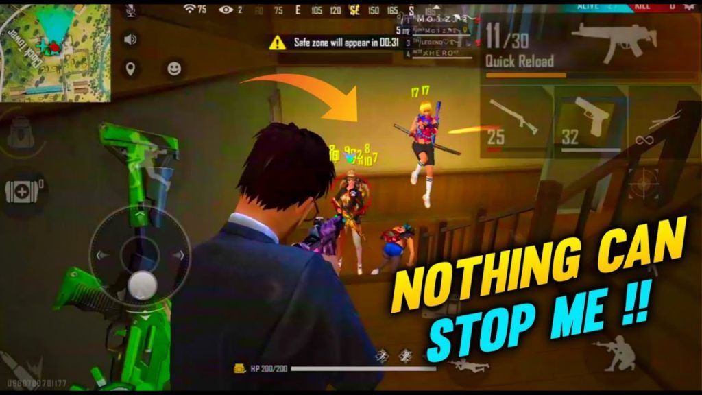 #FREEFIRE OVERPOWER HEADSHOTS KILLING MONTAGE