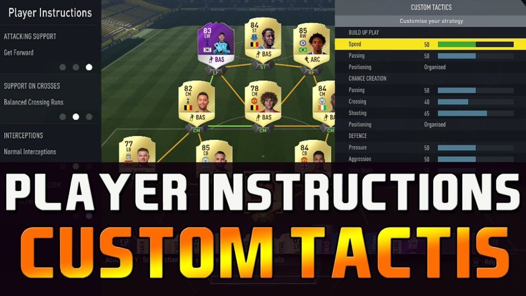 Fifa 17 | THE CUSTOM TACTICS & PLAYER INSTRUCTIONS I USE