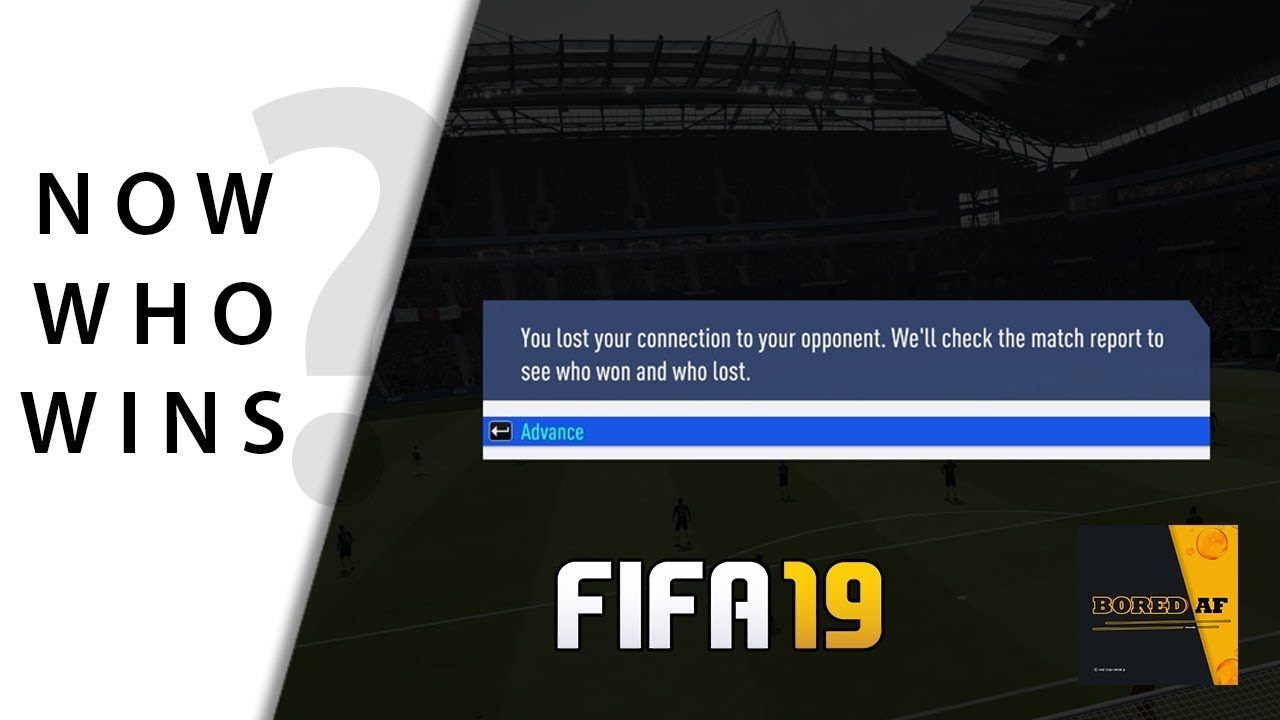 Fifa 19 | Lost connection to your opponent | what happens..