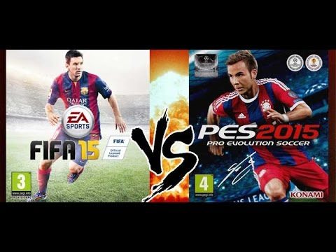 Fifa 2015 Vs Pes 2015 Player face - Real madrid Fc Barcelona