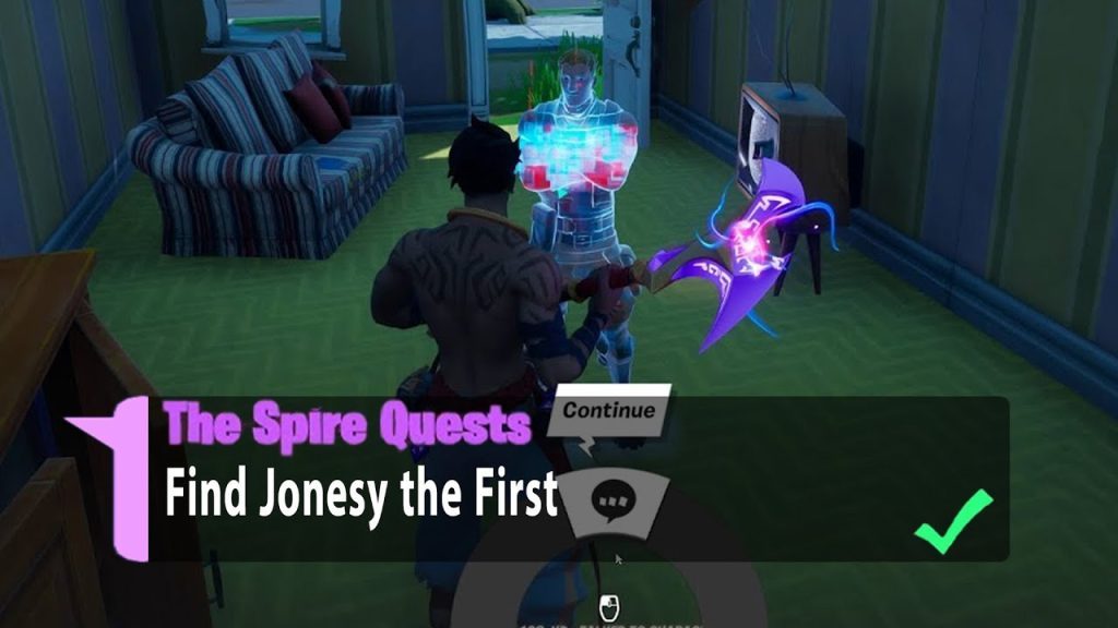 Find Jonesy the First (1)  - Fortnite The Spire Quests