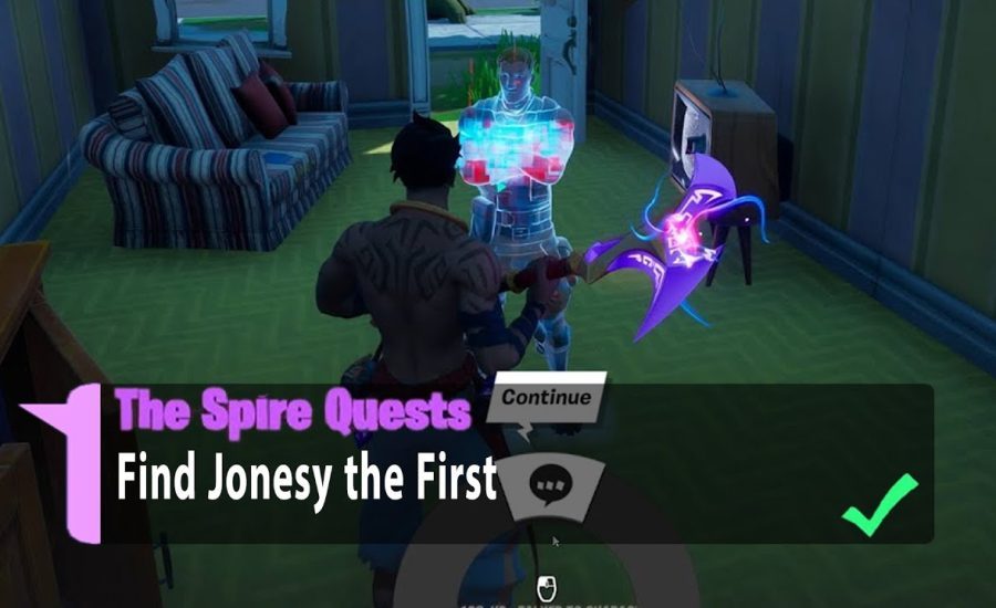 Find Jonesy the First (1)  - Fortnite The Spire Quests