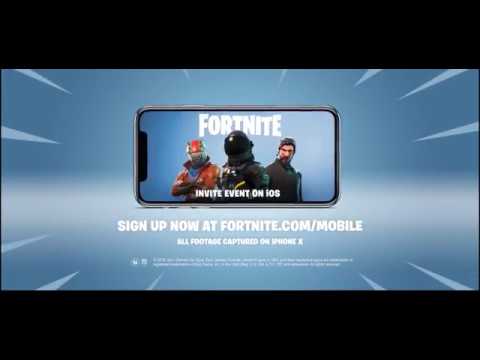 Fortnite Battle Royale Mobile(IOS,Android) Gameplay and Trailer