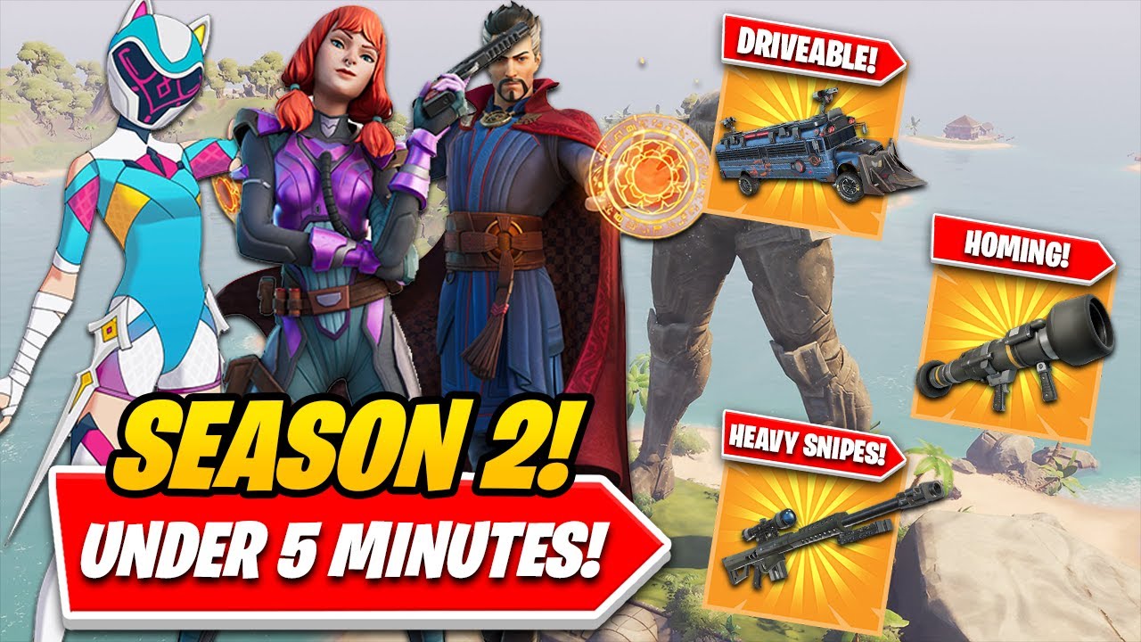 Fortnite CHAPTER 3 SEASON 2 Update Explained: EVERYTHING You NEED TO KNOW In UNDER 5 MINUTES!