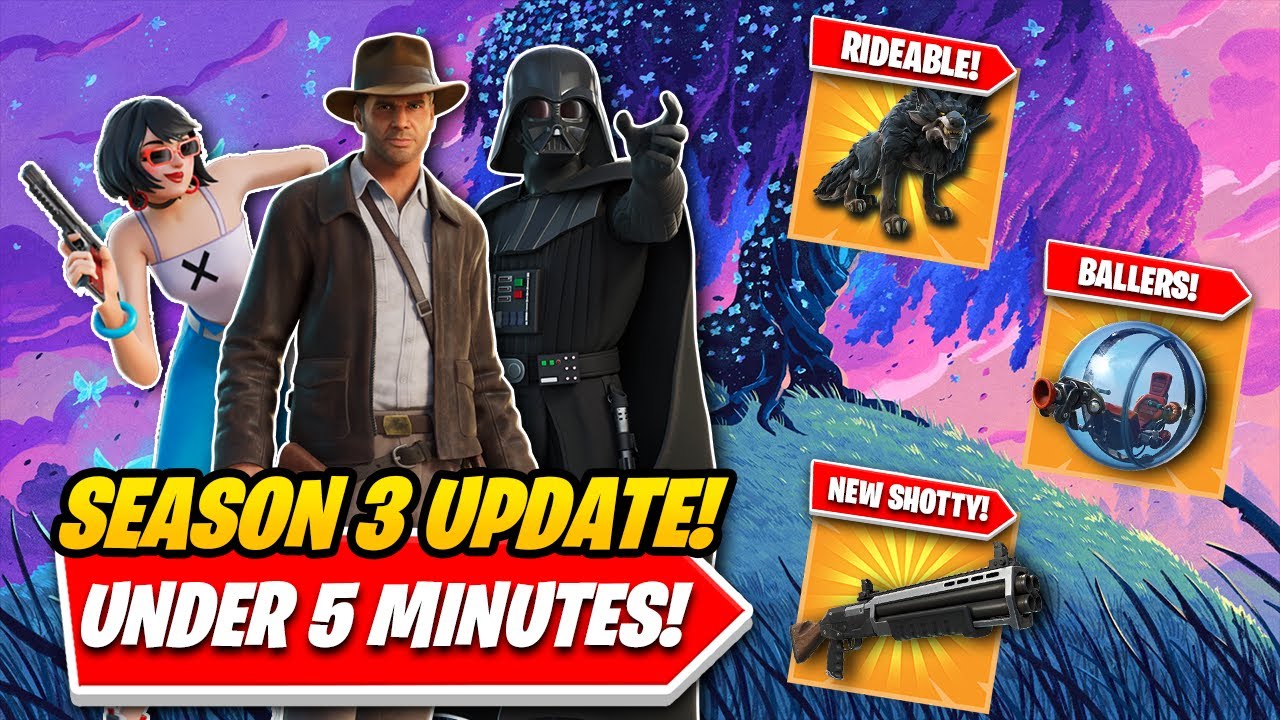 Fortnite CHAPTER 3 SEASON 3 Update Explained: EVERYTHING You NEED TO KNOW In UNDER 5 MINUTES!