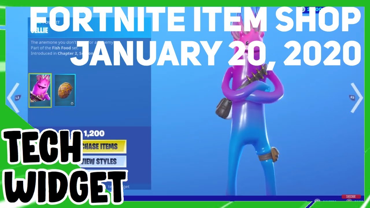 Fortnite Item Shop *NEW* JELLIE AND MORE! [January 20, 2020] (Fortnite Battle Royale)