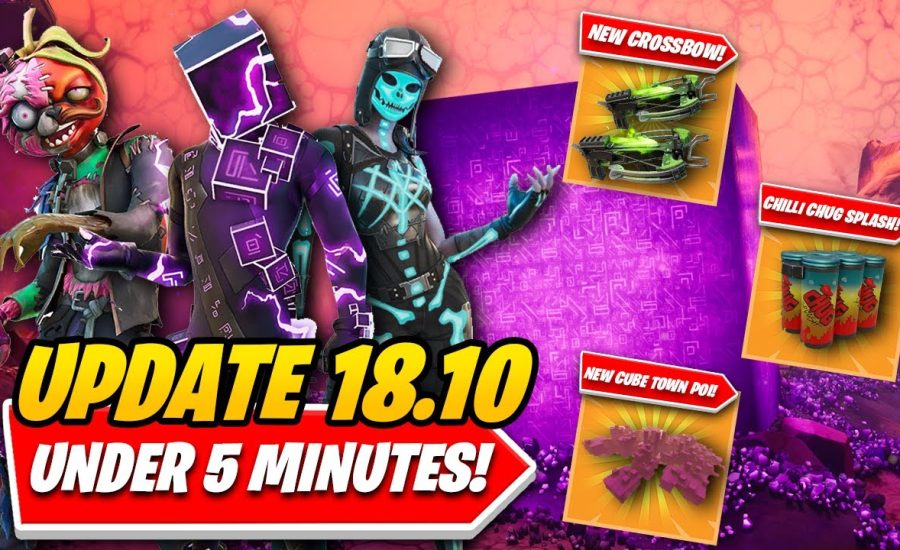 Fortnite Update 18.10: EVERYTHING You NEED TO KNOW In UNDER 5 MINUTES! New Arena Details & MUCH MORE