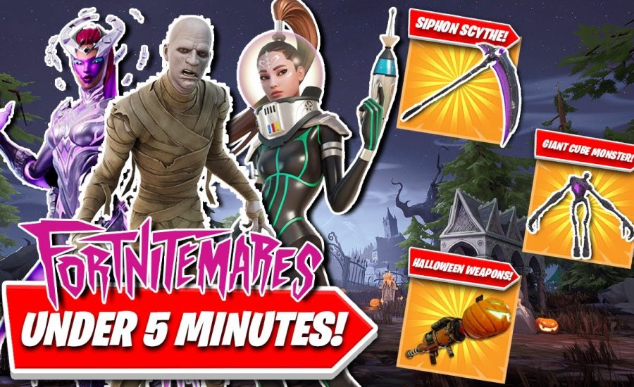 Fortnite Update 18.21: EVERYTHING You NEED TO KNOW In UNDER 5 MINUTES! NEW POI & FORTNITEMARES!