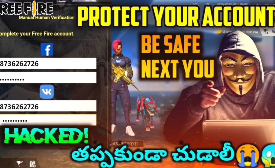 Free Fire Account Hacked || How To Protect Our Accounts From Hacker || By Telugu Top Gamer