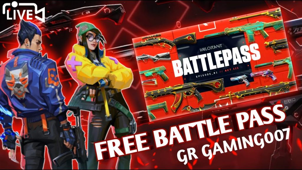 Free Participate in giveaway "Battle Pass" #Valorant Live Stream India