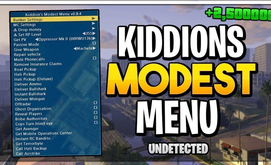 GTA FREE MOD MENU DOWNLOAD KIDDIONS GTA V Online PC 1 53 CAYO PERICO UPDATE + Tutorial 2021 RYMIX