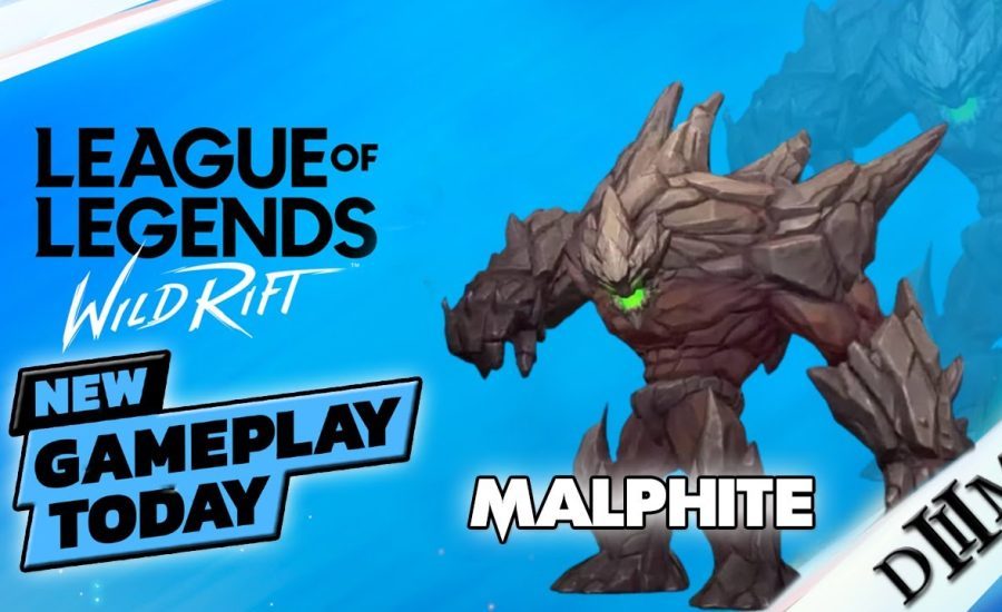Gameplay League of Legends Wild Rift : "Malphite" Full Game #40