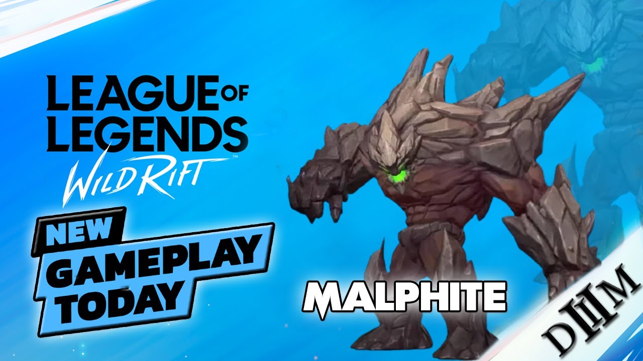 Gameplay League of Legends Wild Rift : "Malphite" Full Game #40