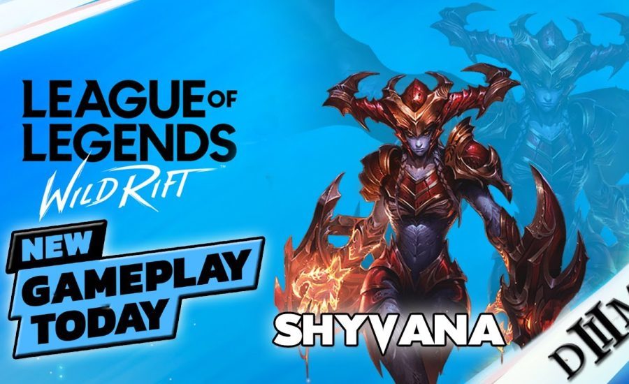 Gameplay League of Legends Wild Rift : "Shyvana" Full Game #47