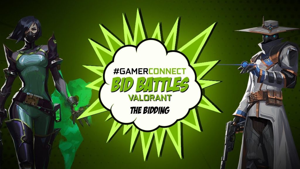 #GamerConnect Bid Battles Valorant | The Bidding | #FramesWinGames