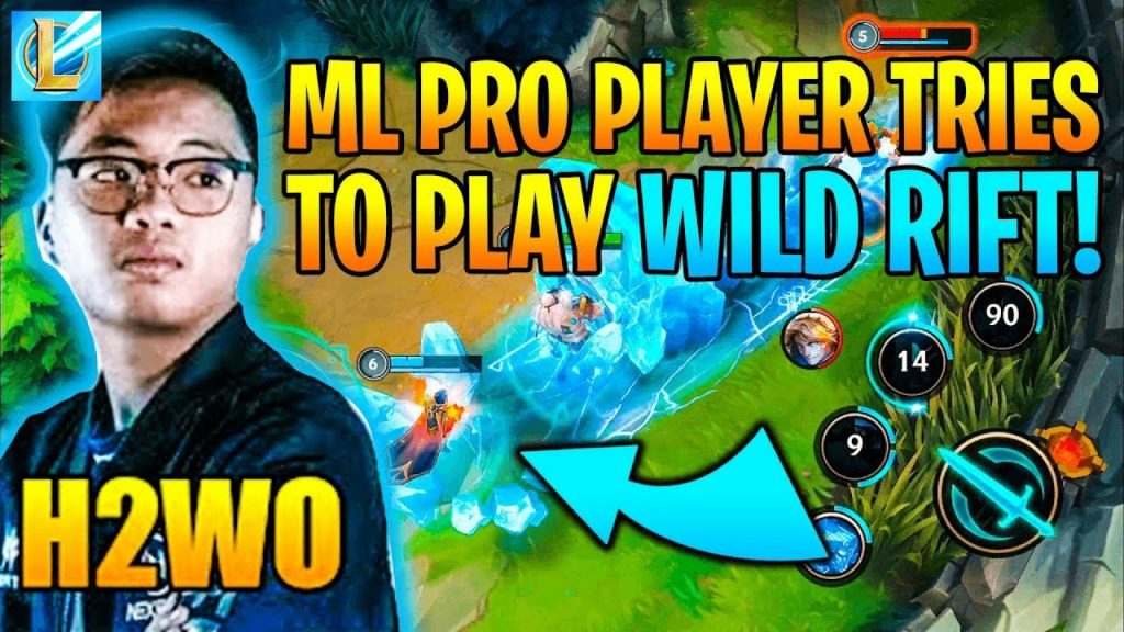 H2WO PRO PLAYER ML TRY TO PLAY WILD RIFT | League of legends: Wild Rift + Full Gameplay