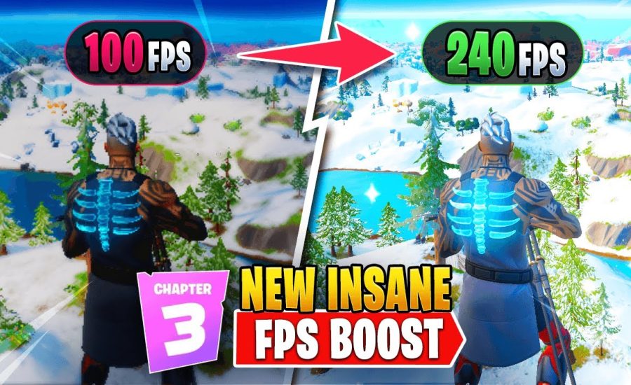 HIGH FPS Settings You NEED TO USE In Fortnite Chapter 3 Season 1! FPS BOOST, RESOLUTION & MORE!