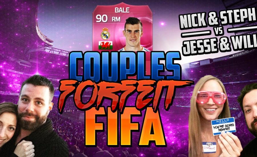 HILARIOUS COUPLES FORFEIT FIFA vs FANGS and DOOBIE - SOMEONE GETS WAXED!!! FIFA 15 Ultimate Team