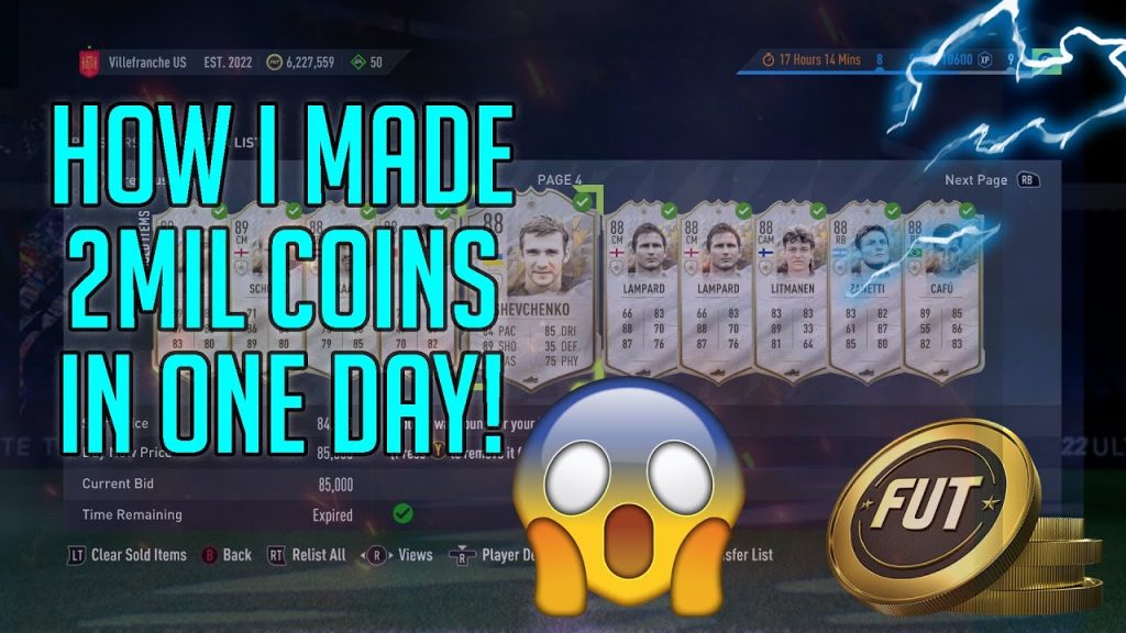 HOW I MADE 2 MILLION COINS IN ONE DAY!!! INSANE ICON SNIPING REFRESH FILTER! 100K PROFIT ON ONE CARD