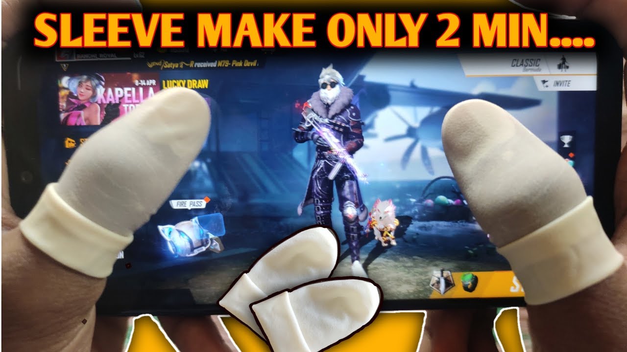 HOW TO MAKE FINGER SLEEVE AT HOME |  FINGER SLEEVE FOR FREE FIRE OR PUBG MOBILE GAMING BY GT GAMMING