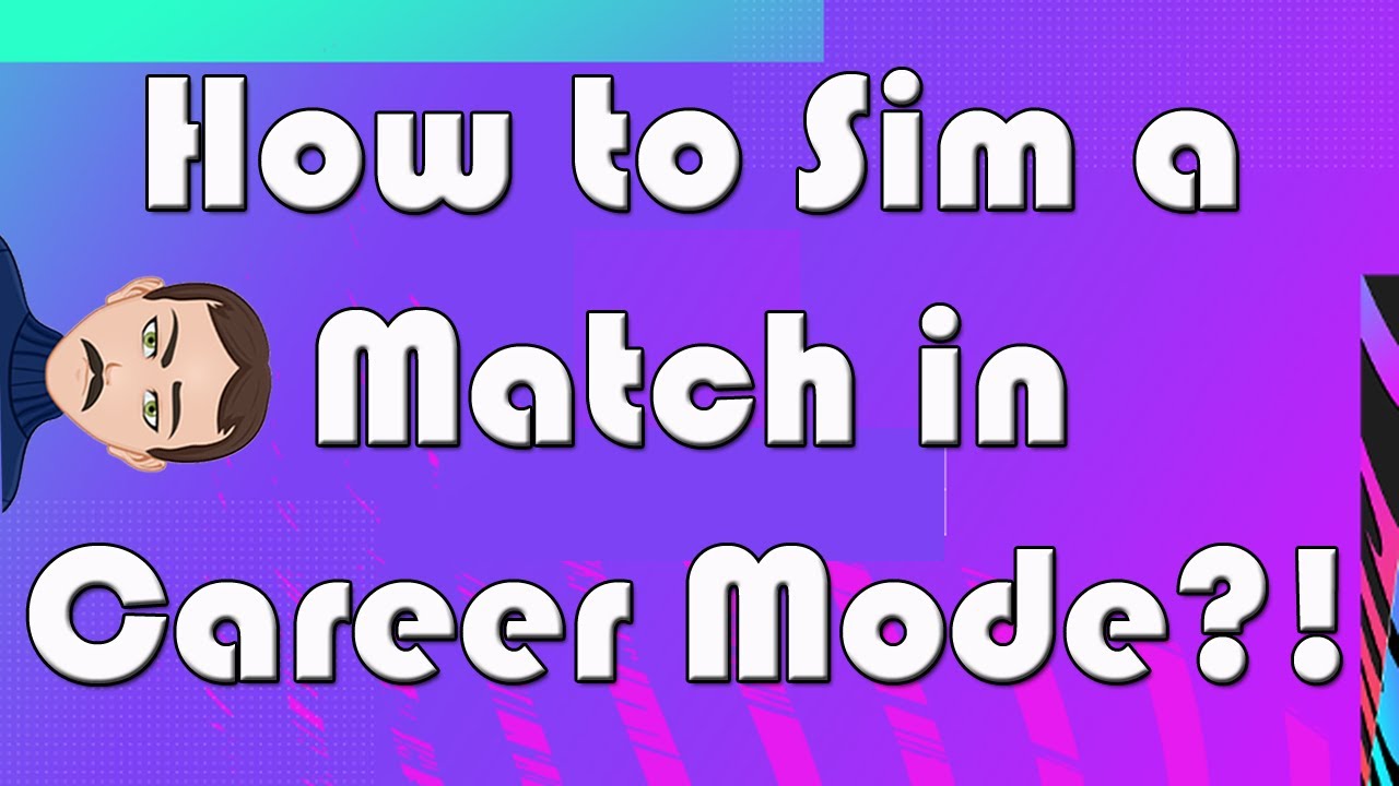 HOW TO SIM MATCHES IN CAREER MODE!!! FIFA 21 Match Day Menu Options
