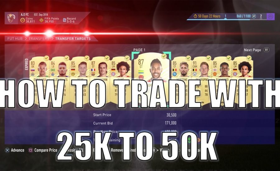 HOW TO TRADE WITH 25K - 50K ON FIFA 21!! - GOOD BPL SNIPING FILTER!! TRADING TIPS!